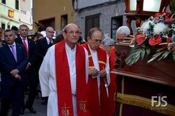 Procesión religiosa por las calles de El Ejido (Foto Francisco Javier Santana)